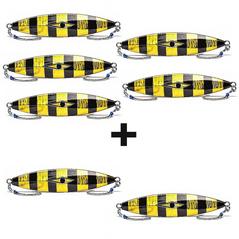Buy 5 + 2 FREE Mustad Staggerbod Slow Fall Jig 150g
