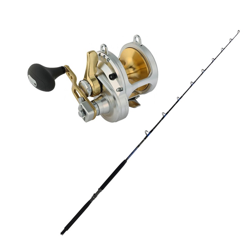 CHAOS KC Comp SIC Guides Tournament Series Rod with SHIMANO Talica or Speedmaster Reel Combo