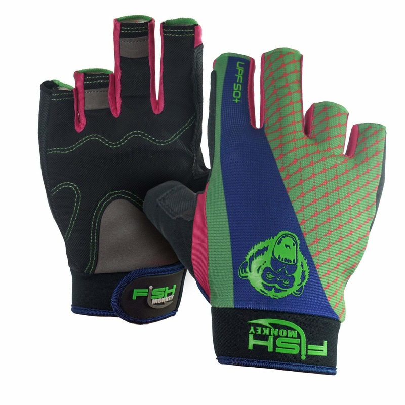 Fish Monkey The Crusher Half Finger Jigging Gloves