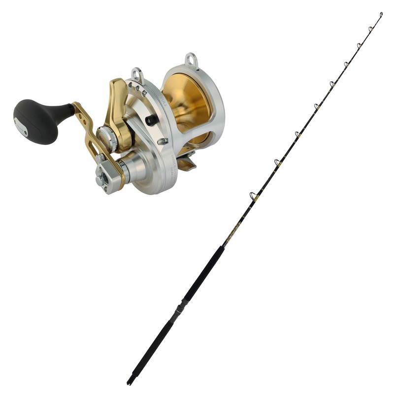 SHIMANO Talica 12II 2SPD LD with CHAOS KC 10-25 6FT6IN Composite Gold Combo
