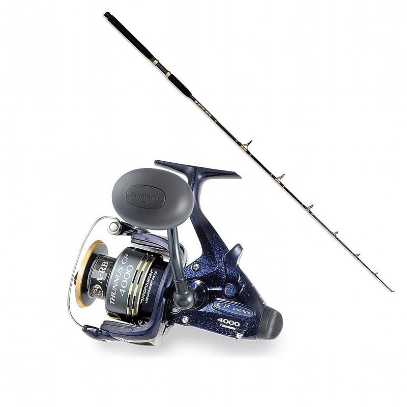 Shimano THUNNUS 4000 CI4 SW SPIN with SPC 10-25 6’6″ CHAOS Gold Combo