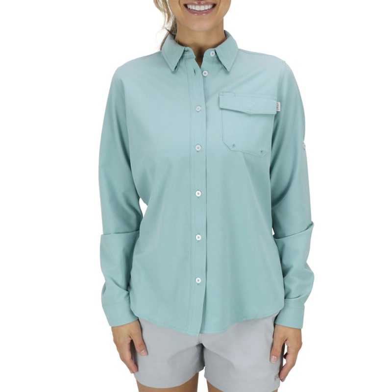 AFTCO Women’s Ace Long Sleeve Button Down