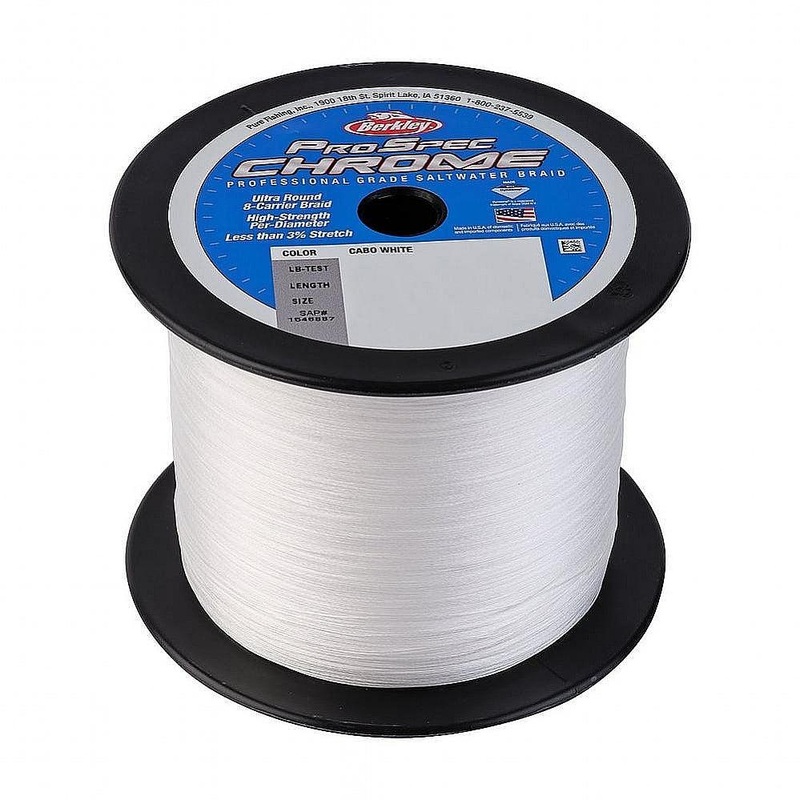 Berkley ProSpec Chrome Premium Saltwater Braid – Cabo White