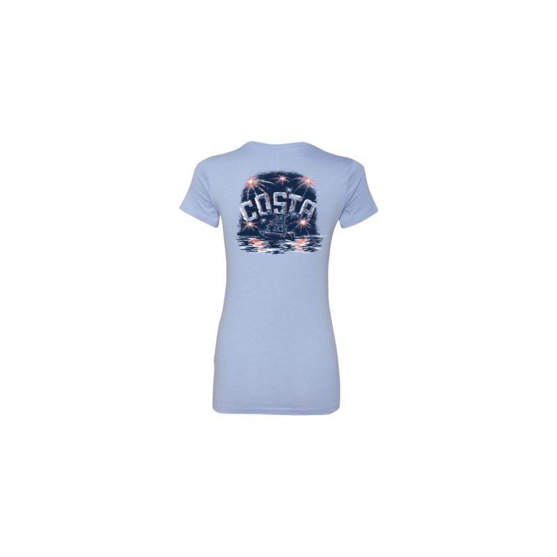 COSTA Freedom Fireworks Womens Short Sleeve