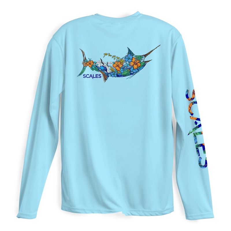 SCALES Men’s 808 Marlin Long Sleeve Performance Shirt