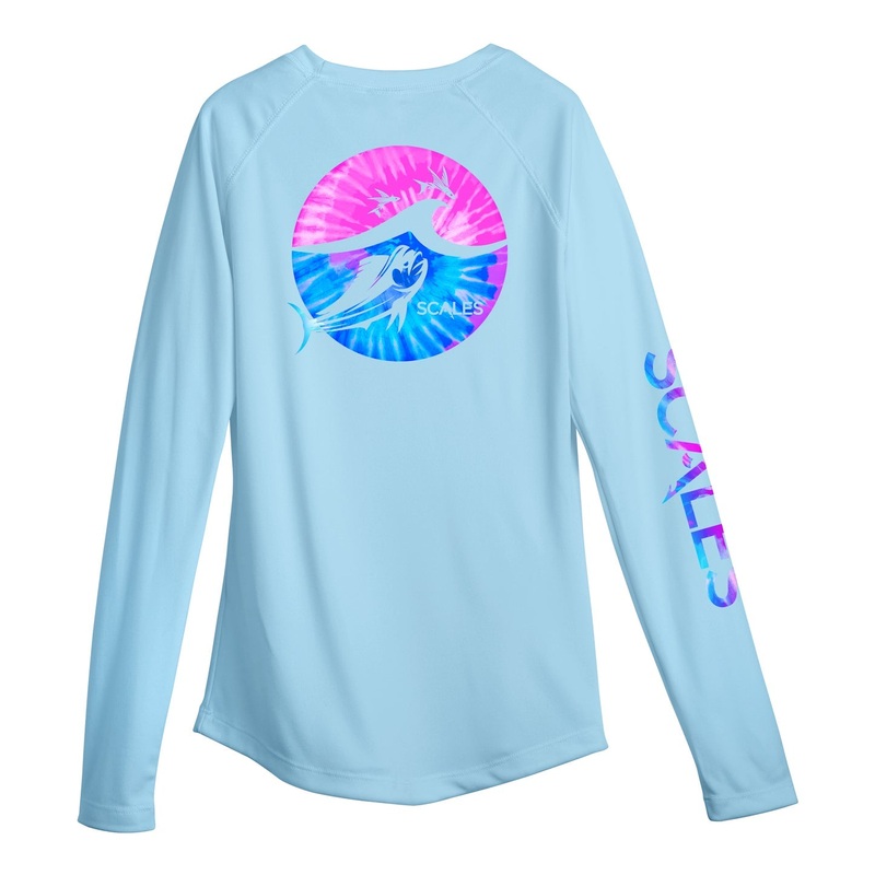 SCALES Tide Dye Flyer Womens Performance Shirt