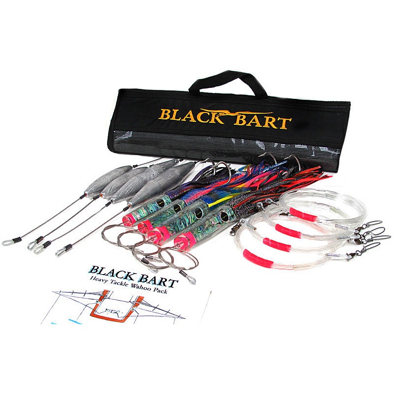 Black Bart Wahoo Pack Heavy Single Hook