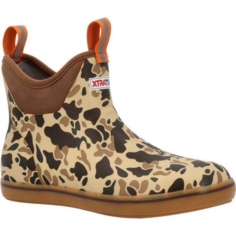 XTRATUF Men’s 6″ Duck Camo Ankle Deck Boot