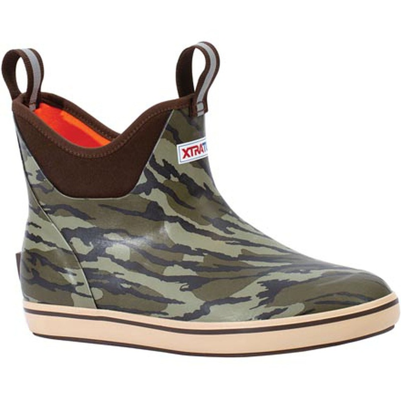 XTRATUF Men’s 6″ Mossy Oak Bottomland Ankle Deck Boot