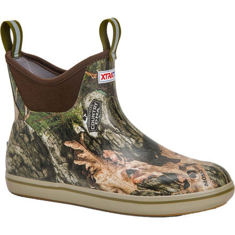 XTRATUF Men’s Mossy Oak Country DNA 6″ Ankle Deck Boot