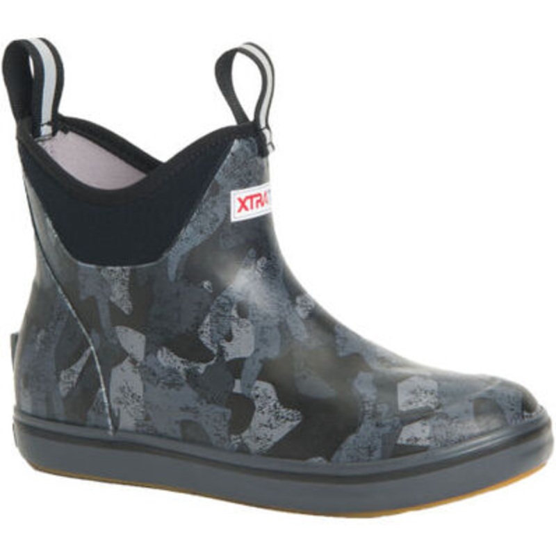 XTRATUF Women’s 6″ Black Camo Ankle Deck Boot