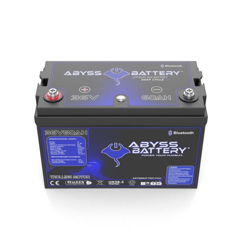 ABYSS 36V 60AH Lithium Trolling Motor Battery