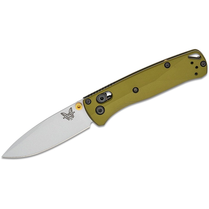 Benchmade 533SL-10 Seasonal Mini Bugout AXIS 2.82″ Folding Knife – Woodland Blue Aluminum Handles