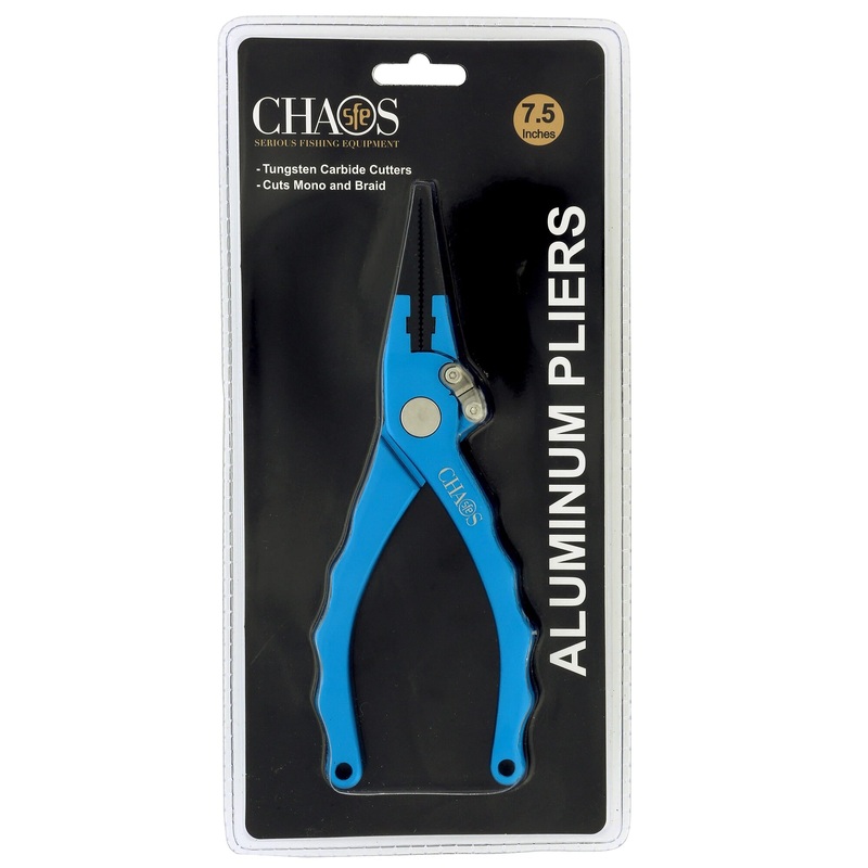 CHAOS Aluminium Plier Blue 7.5″ with Sheath & Landyard