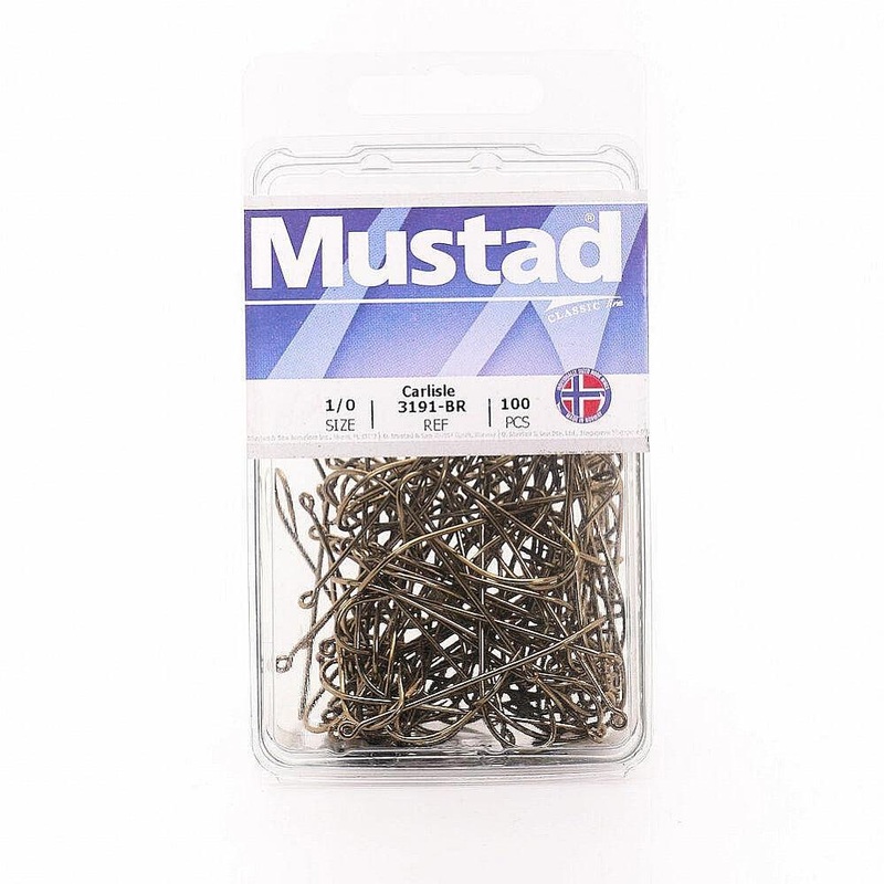 Mustad 3191 Carlisle Ringed Hook – Bronze