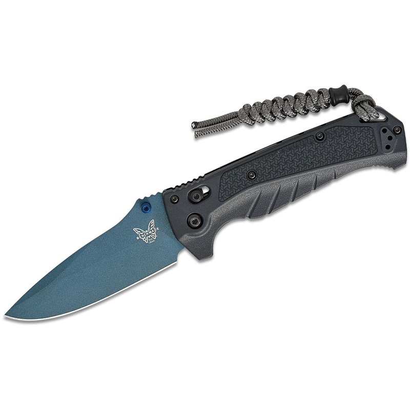 Benchmade Water Adira AXIS 3.88″ Folding Knife – Tempest Gray Grivory Handles