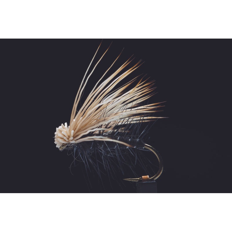 Elk Hair Caddis Black Fishing Fly | Manic Fly Collection