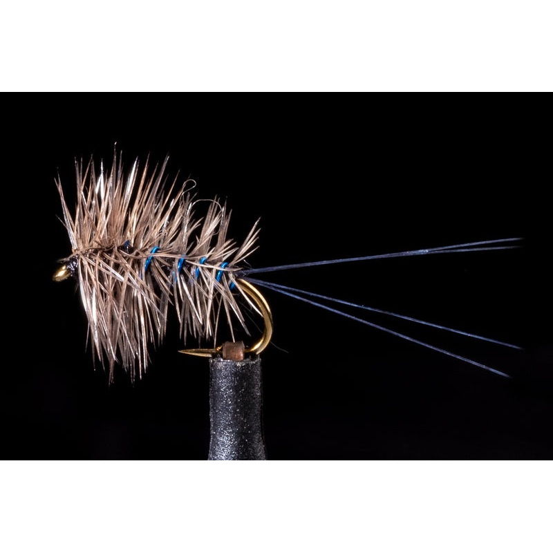 Palmered Spinner Brown Fishing Fly