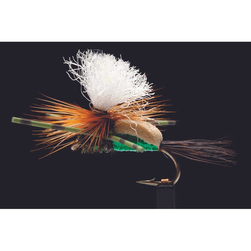 Para Improved Humpy Green Fishing Fly