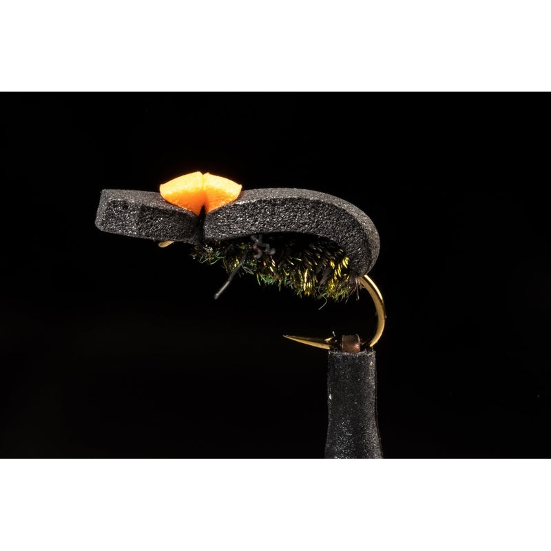 Black Foam Beetle Fishing Fly