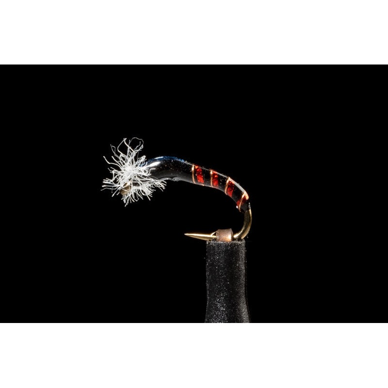 Crystal Chironomid Red/Black Fishing Fly