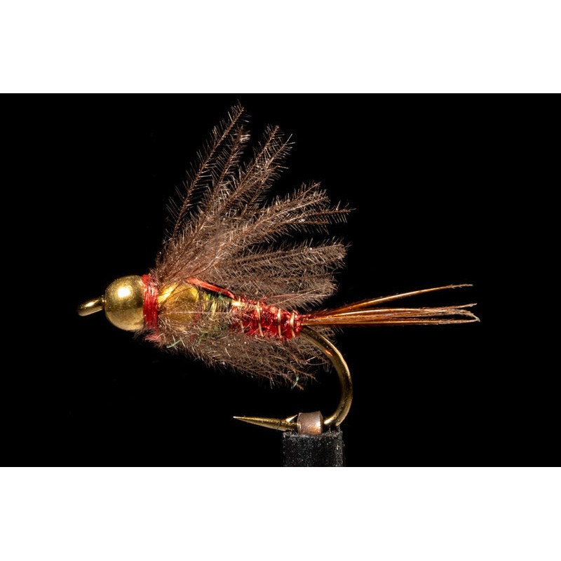 Double Trouble Flash CDC Fire Red Flash Fishing Fly