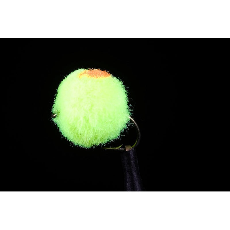 Glo Bug Chartreuse/Brite Red Fishing Fly