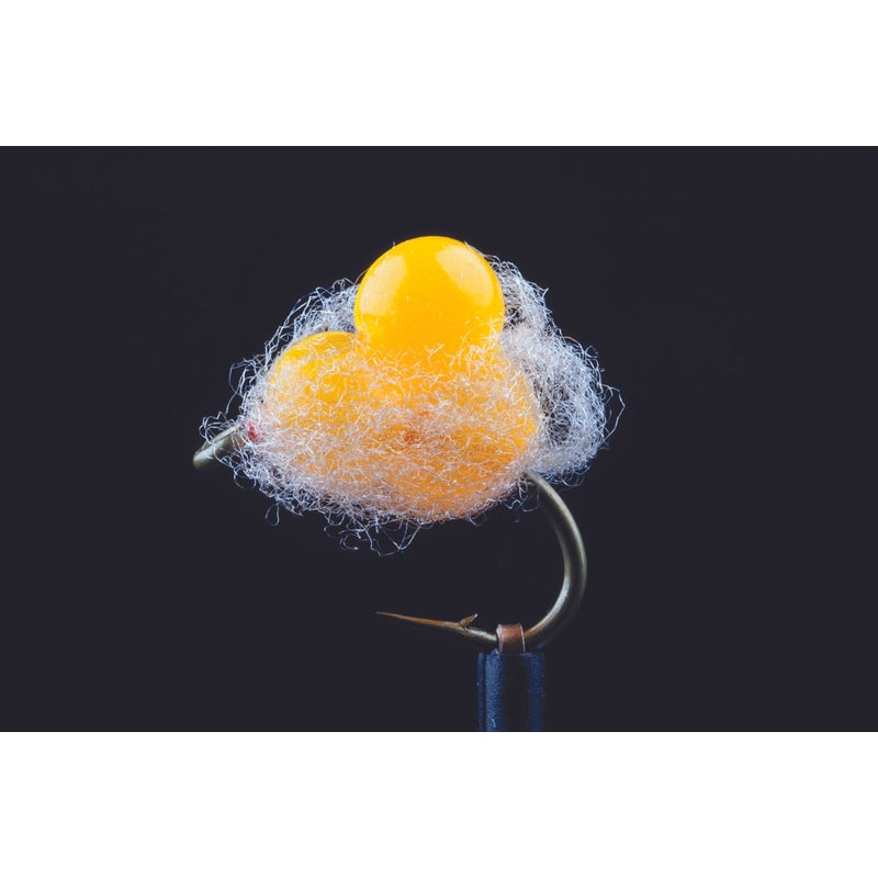 Otter’s Soft Egg Cluster Apricot Fishing Fly
