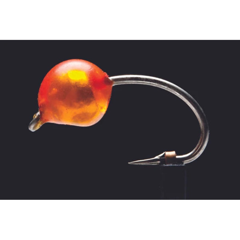 Tungsten Epoxy Egg Orange Fishing Fly