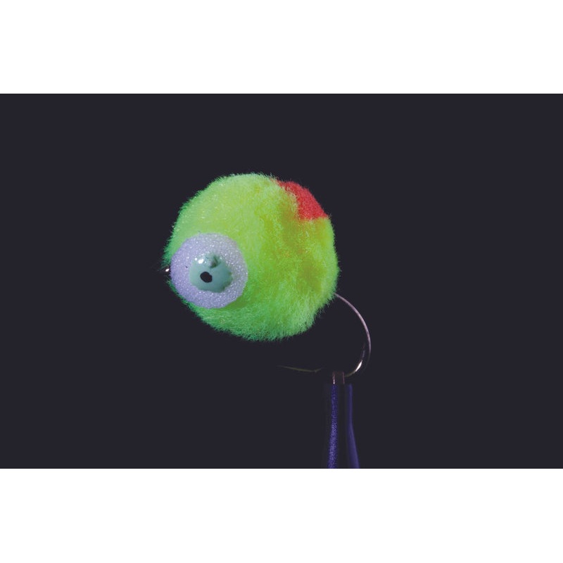 Heave N Leave Chartreuse/Brite Red Fishing Fly