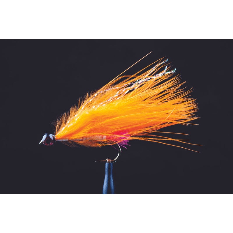 Lumo Marabou Orange Fishing Fly