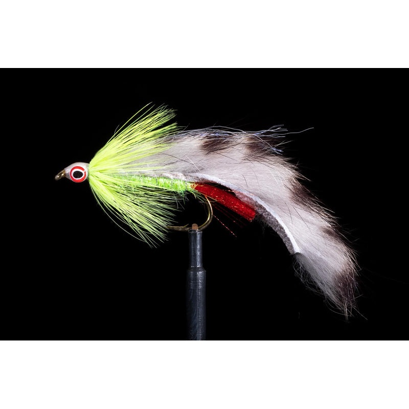 Mega Rabbit Chinchilla Chartreuse Fishing Fly