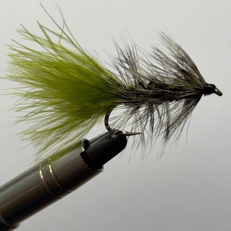 Creel Flies- Olive/Natural Wooly Bugger