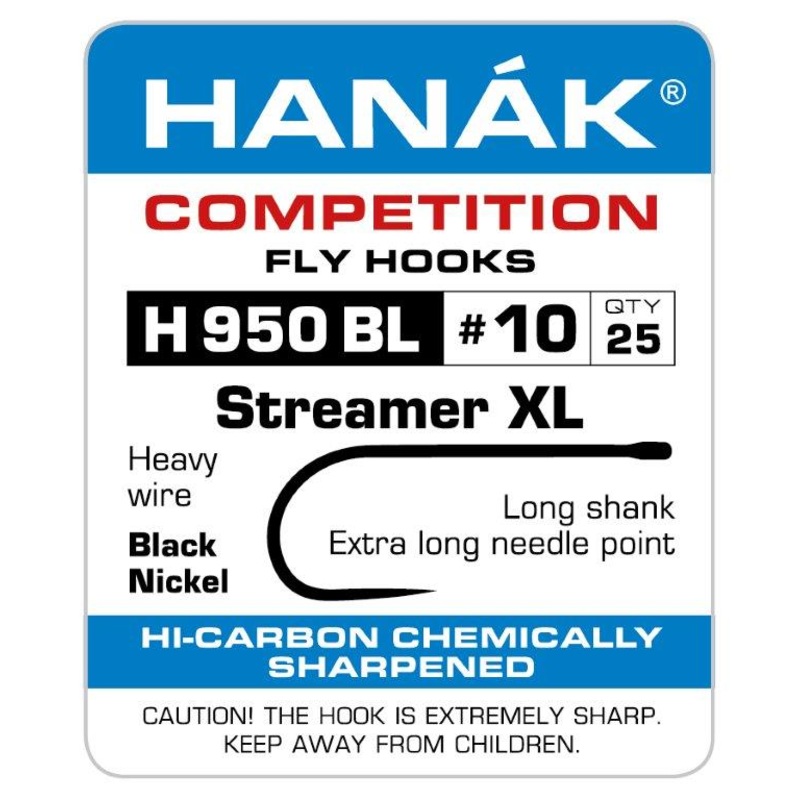 Hanak Barbless Streamer XL Fly Hooks H 950 BL
