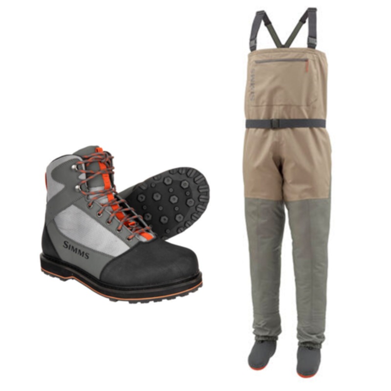 Simms Tributary Waders – Tributary Boot Combo