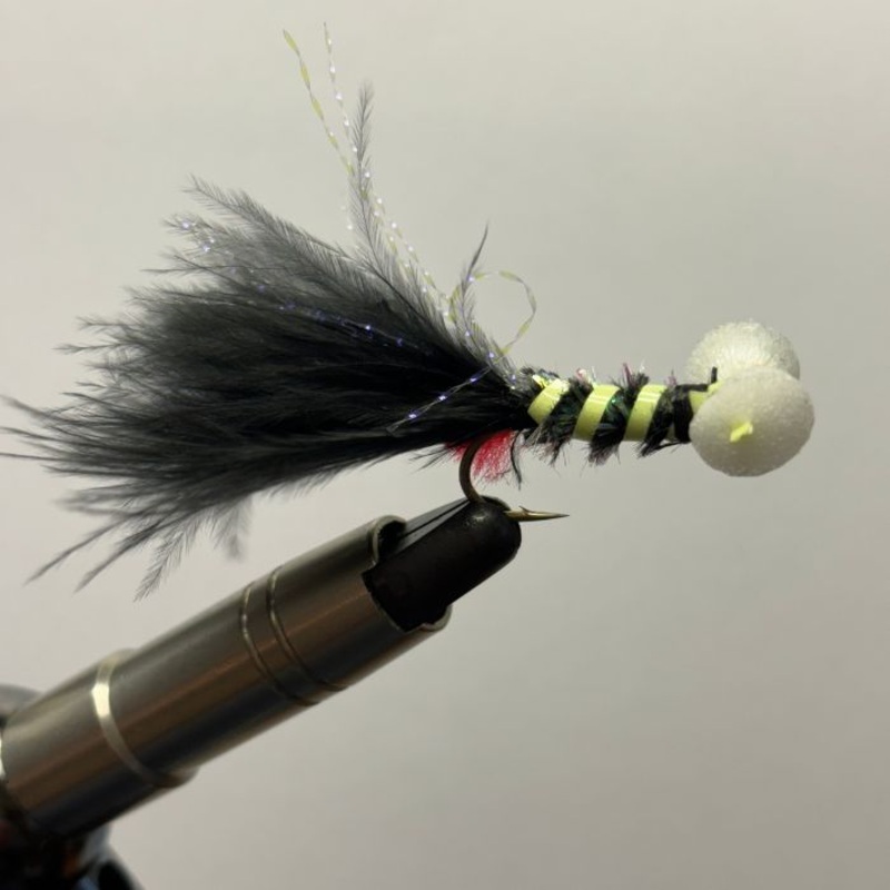 Creel Flies- Black/Lumo Booby