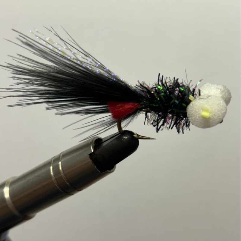 Creel Flies- Black Sparkle Booby