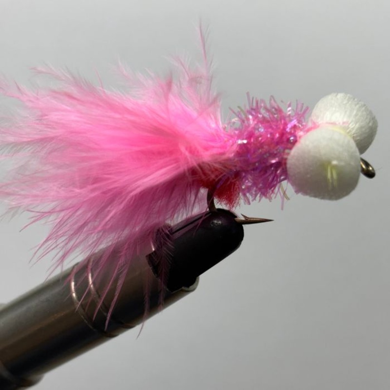 Creel Flies- Pink/Flash Booby