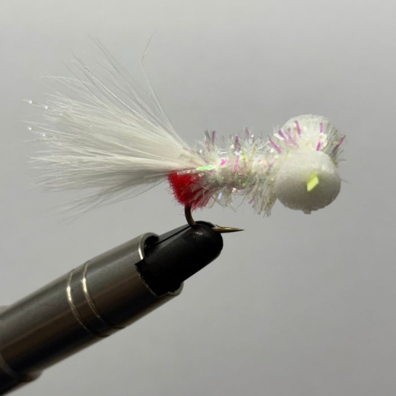 Creel Flies- White Flash Booby
