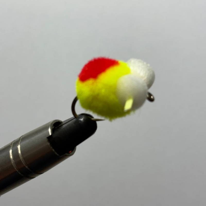 Creel Flies- Yellow/Red Heave and Leave