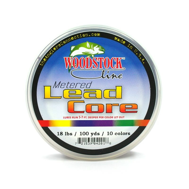 Woodstock Lead Core Line 18lb 100yd Clam