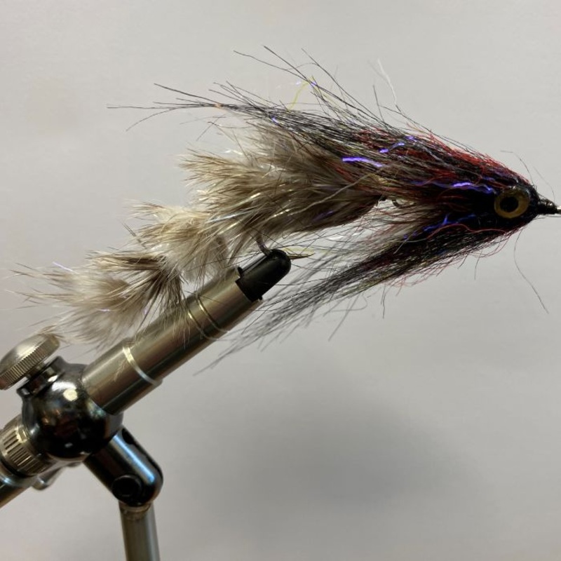 Creel Flies- Black Flash/Natural Game Changer
