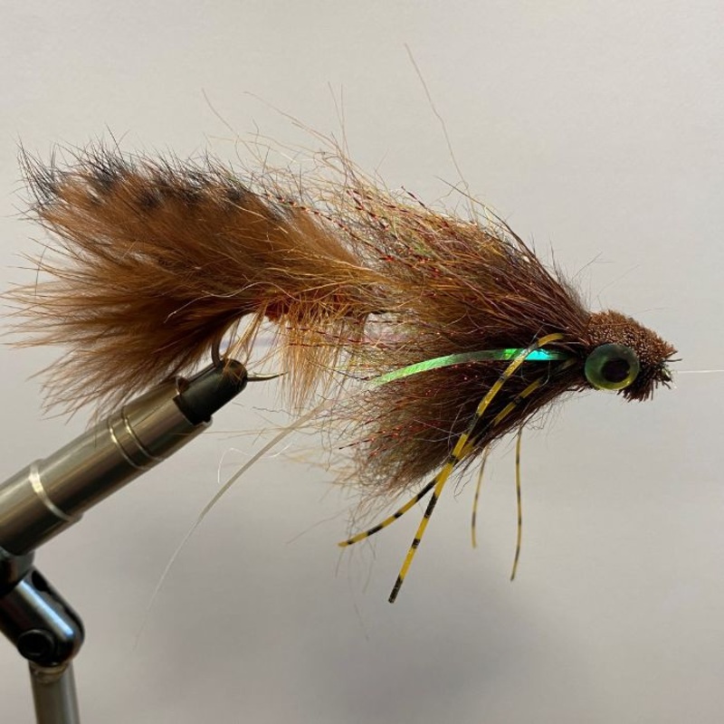 Creel Flies- Brown Sparkle Sex Dungeon