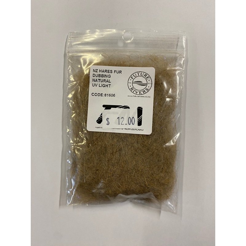 FM Hares Fur Dubbing Natural UV Light