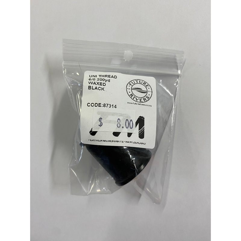 FM Uni Thread 6/0 200YD Black