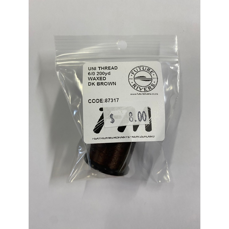 FM Uni Thread 6/0 200YD DK Brown