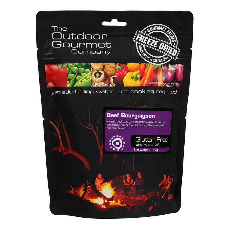Outdoor Gourmet Beef Bourguignon