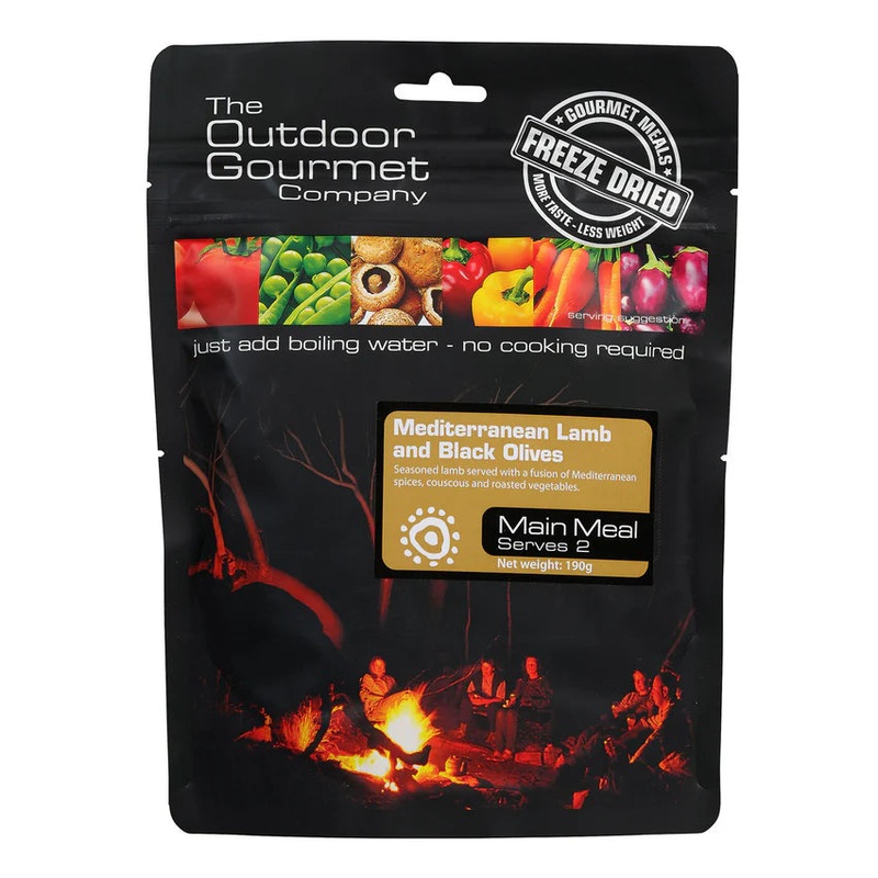 Outdoor Gourmet Mediterranean Lamb And Black Olives