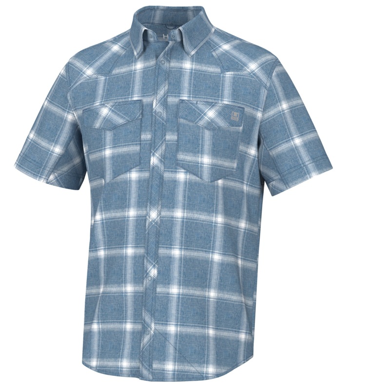 HUK DIAMOND BACK CURRENT PLAID SS