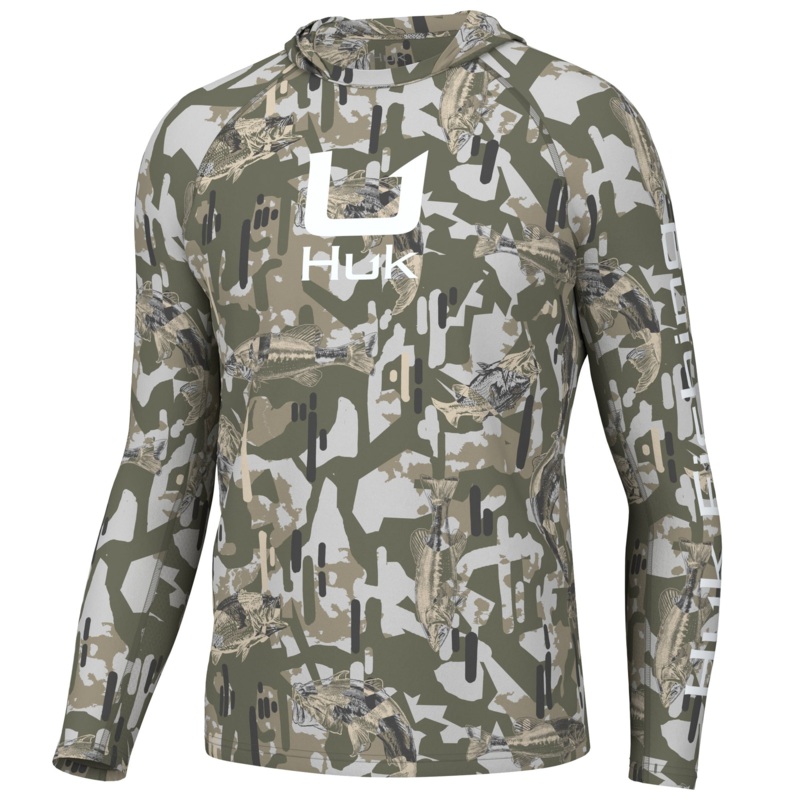 HUK KC ICON APEX VERT HOODIE
